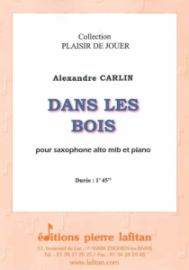 PARTITION DANS LES BOIS (SAX ALTO)