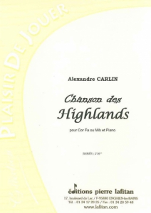 PARTITION CHANSON DES HIGHLANDS (COR)