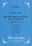 RECUEIL QUATRE PIECES FACILES