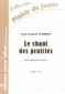 PARTITION LE CHANT DES PRAIRIES (CLARINETTE)