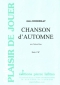 PARTITION CHANSON D’AUTOMNE