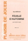 PARTITION FEUILLE DAUTOMNE (TROMBONE)