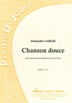 PARTITION CHANSON DOUCE (SAXHORN BASSE)