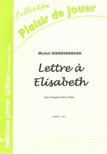 PARTITION LETTRE A ELISABETH