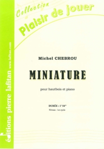 PARTITION MINIATURE (HAUTBOIS)