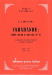 PARTITION SARABANDE DE HAENDEL (2 CLARINETTES)