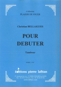 PARTITION POUR DÉBUTER (TAMBOUR)