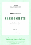 PARTITION CHANSONNETTE (HAUTBOIS)