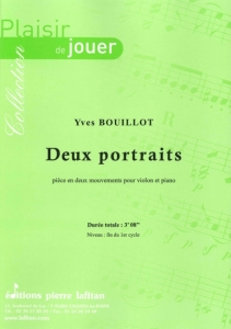 PARTITION DEUX PORTRAITS (VIOLON)