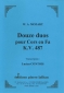 RECUEIL DOUZE DUOS POUR CORS EN FA K.V. 487