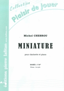 PARTITION MINIATURE (CLARINETTE)