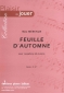 PARTITION FEUILLE DAUTOMNE (SAX Sib)