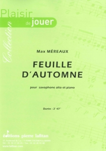 PARTITION FEUILLE DAUTOMNE (SAX ALTO)