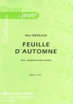 PARTITION FEUILLE DAUTOMNE (SAX ALTO)