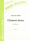 PARTITION CHANSON DOUCE (FLÛTE)