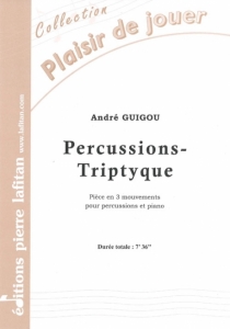 PARTITION PERCUSSIONS-TRIPTYQUE