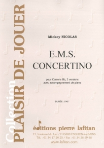 PARTITION E.M.S. CONCERTINO (CLAIRONS 3V)