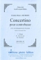 PARTITION CONCERTINO POUR CONTREBASSE