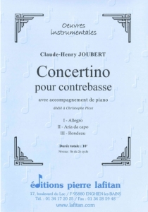 PARTITION CONCERTINO POUR CONTREBASSE