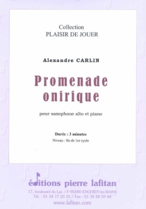 PARTITION PROMENADE ONIRIQUE (SAX ALTO)