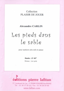 PARTITION LES PIEDS DANS LE SABLE (SAXHORN ALTO)