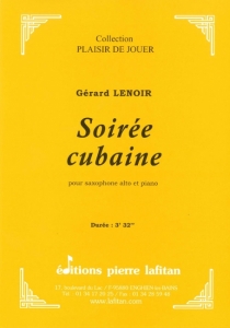 PARTITION SOIRE CUBAINE (SAX ALTO)