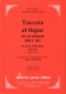 PARTITION TOCCATA ET FUGUE EN R MINEUR BWV 565 (CLARINETTE SOLO)