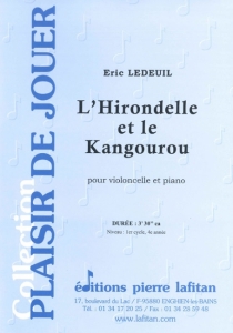 PARTITION L’HIRONDELLE ET LE KANGOUROU (VIOLONCELLE)