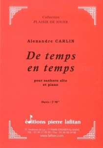 PARTITION DE TEMPS EN TEMPS (SAXHORN ALTO)