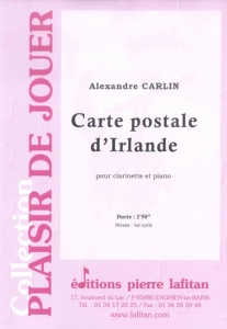 PARTITION CARTE POSTALE DIRLANDE (CLARINETTE)