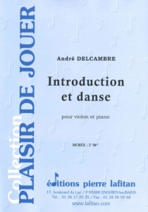 PARTITION INTRODUCTION ET DANSE (VIOLON)