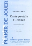 PARTITION CARTE POSTALE D’IRLANDE (HAUTBOIS)