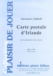 PARTITION CARTE POSTALE D’IRLANDE (SAX ALTO)