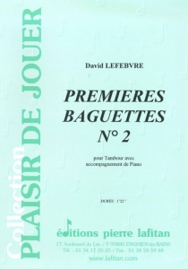 PARTITION PREMIERES BAGUETTES N2 (TAMBOUR)