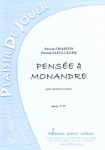PARTITION PENSE  MONANDRE (CLARINETTE)