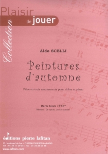 PARTITION PEINTURES DAUTOMNE (VIOLON)