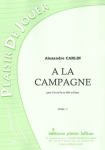 PARTITION A LA CAMPAGNE (COR DHARMONIE)