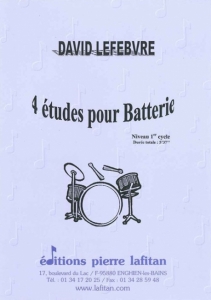 RECUEIL 4 ETUDES POUR BATTERIE