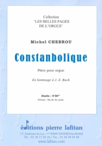 PARTITION CONSTANBOLIQUE (ORGUE)