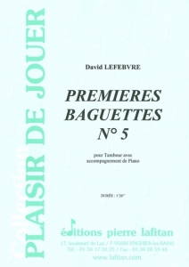 PARTITION PREMIÈRES BAGUETTES N°5 (TAMBOUR)