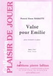 PARTITION VALSE POUR EMILIE