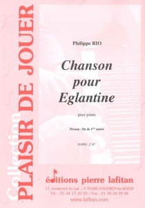 PARTITION CHANSON POUR EGLANTINE