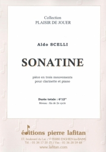 PARTITION SONATINE (CLARINETTE)