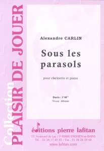 PARTITION SOUS LES PARASOLS (CLARINETTE)