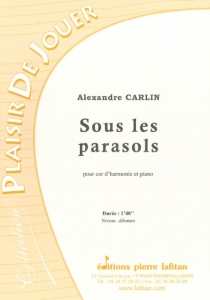 PARTITION SOUS LES PARASOLS (COR)