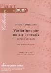 PARTITION VARIATIONS SUR UN AIR COSSAIS (SAX ALTO)