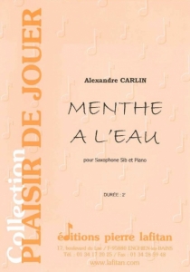 PARTITION MENTHE A LEAU (SAXOPHONE Sib)