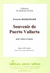 PARTITION SOUVENIR DE PUERTO VALLARTA (VIOLON)