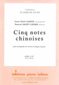 PARTITION CINQ NOTES CHINOISES