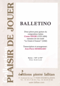 PARTITION BALLETINO